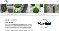 Desktop Screenshot of maxbud-brukarstwo.pl